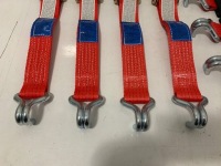 Ремни транспортный 3 крюки dwupalczaste узкие красные с колодка 4t/3m/50 z2 Недорого, фото thumb