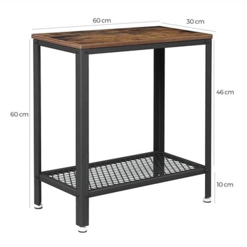 STOLIK KONSOLA LOFT RUSTYKALNA VINTAGE
