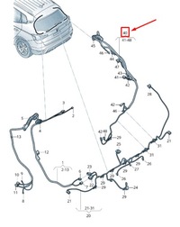 фото thumb №1, Seat arona kj rear правый upper задняя дверь кабель set 6f9971147b