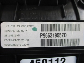 фото thumb №9, Citroen c4 i 1.6 hdi hb 04-08r спидометр 96631955zd 167tys km