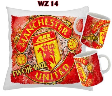 KUBEK + PODUSZKA dla kibica MANCHESTER UNITED F.C