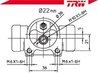 фото thumb №2, Trw циліндрик гальмівний nissan kubistar renault k