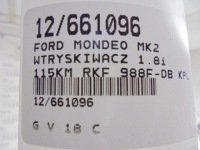 фото thumb №8, Mondeo mk2 форсунки 988f-db kpl 1,8 0280155819