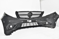 Mercedes vito 447 w447 обычный бампер передний на противотуманная фара окрашенный с Разборки, фото thumb