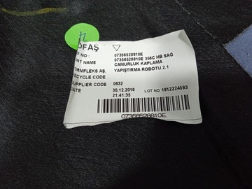 фото thumb №6, Fiat tipo ii 15- hb оббивка багажника права боковина 07356528810e