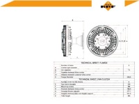 фото thumb №10, Віскомуфта вентилятора nrf truck 49022 nrf 49022 зчеплення, вентилятор