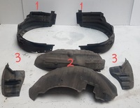 фото thumb №1, Подкрылок перед задняя защита правое левая mitsubishi outlander iii lift