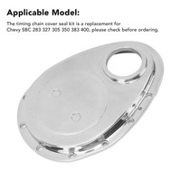 фото thumb №16, Кришка ланцюга розподільного валу сріблястий polerowany прокладка розподільного валу двигуна