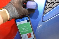 фото thumb №11, Капот крышка двигателя синяя mazda 3 1 i bk 03-06