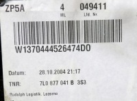 фото thumb №6, Touareg 7l люк 7l0877041b