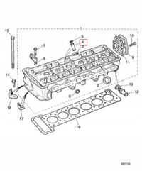 фото thumb №7, Направляющая клапана jaguar xj xj6 xjs 2.9 3.2 3.6
