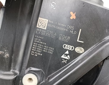 фото thumb №7, Лампа левая передняя перед полный led matrix audi a7 c8 4k 4k8941035a