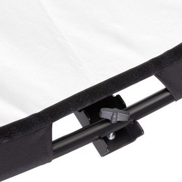 GlareOne Arc 60x120 cm blenda zakrzywiona 4w1 biała/srebrna/złota/czarna
