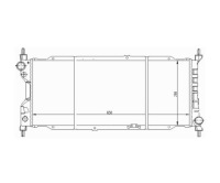 Купити Радіатор води opel corsa b 93- 1300151, фото thumb