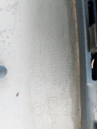 Skoda fabia 6v0 бампер перед решётка решётка радиатора Киев, фото thumb