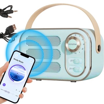 FM BLUETOOTH КУХОННОЕ РАДИО ПЕРЕЗАРЯЖАЕМОЕ USB ПОРТАТИВНОЕ РЕТРО КАРМАННОЕ