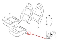 фото thumb №8, Bmw z3 coupe e36 передняя часть foam пластик seat 2693070 52102693070