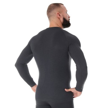 Koszulka męska Brubeck ACTIVE WOOL Termoaktywna M