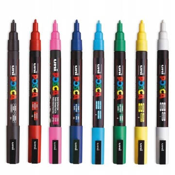 МАРКЕР UNI POSCA POSCA PC- 5M НАБОР ИЗ 8 ЦВЕТОВ