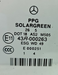 фото thumb №2, Стекло кузовная правый задняя mercedes r-kl w251