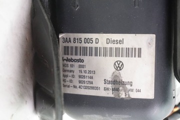 фото thumb №8, Отопление стояночный вебасто vw passat b7 3aa815005d 9026129a