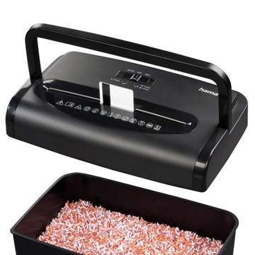 Уничтожитель бумаги Hama M8 PREMIUM 20л для картона + консервирующее масло