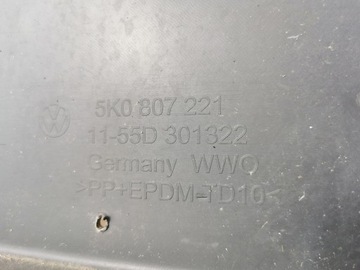 фото thumb №13, Vw golf vi 5k0 4xpdc решітка хром омивачі бампер перед переднє 5k0807221