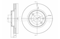 Купити Metelli 23-1504c диск гальмівна, dacia, smart,, фото thumb