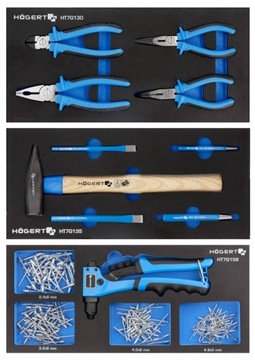 HOGERT HT7G050 ИНСТРУМЕНТАЛЬНАЯ ТЕЛЕЖКА 544 PROFI КРАКОВ