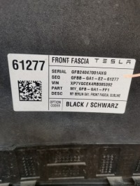 Бампер перед tesla y 2020-24 bez pdc 1493745-00-a Оригинал, фото thumb