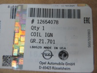 фото thumb №4, Котушка запалювання opel insignia a b 2,0t новий
