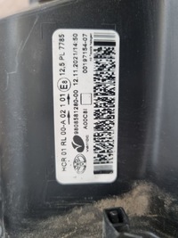 фото thumb №7, Toyota proace ii 2016 лампа левая фара левый