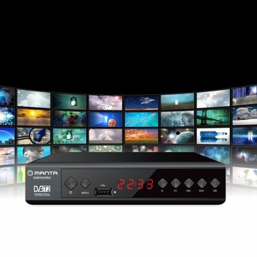 Тюнер-декодер DVBT2 DVBT 2 Наземное ТВ HEVC H.265 HDMI PVR EPG FullHD USB