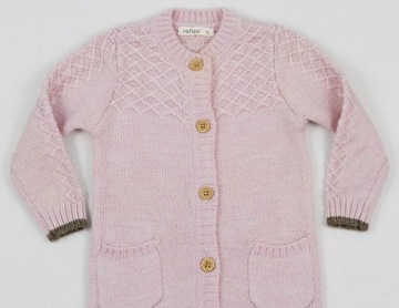 REFLEX kombinezon rampers sweterkowy wełna MERINO WOOL 68