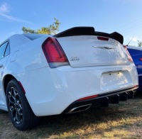 фото thumb №2, Спойлер задний крышки спойлер rock - чёрный mat chrysler 300 2012-2023