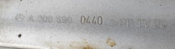 фото thumb №9, Планка накладка порога правая 744 mercedes w209