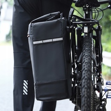 WEST BIKING Большая вместительная велосипедная корзина на 30 л.