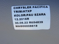 фото thumb №5, Chrysler pacifica 2017 обшивка обивка дверь серый