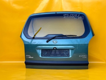 фото thumb №9, Крышка багажника комплектная zafira a 1999-2005r зелёная код краски z374 .