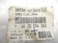 фото thumb №6, Кронштейн, петля кришки багажника renault espace ii оригінальний номер 6025104363