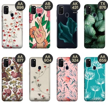 ETUI DO SAMSUNG GALAXY M21 WZORY FLORAL BOTANIKA BUKIETY OBUDOWA POKROWIEC