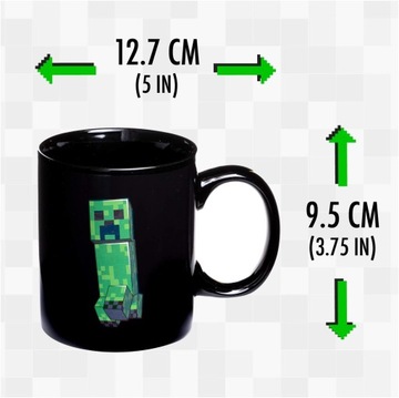 Синтетическая кружка Paladone Minecraft Creeper с функцией изменения тепла