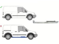 фото thumb №1, Ford transit tourneo connect 2002-2013 порог ремкомплект правая 5127996