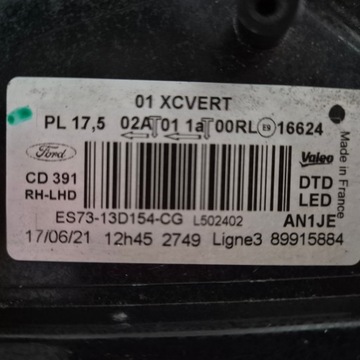 фото thumb №6, Ford mondeo mk5 лампа правая полный led eu