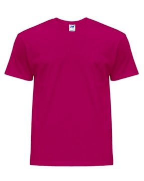 T-SHIRT MĘSKA koszulka bawełniana JHK TSRA-150 malinowa RP r. XS