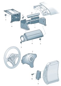фото thumb №8, Рама упорная, торпедо раздаточная volkswagen polo 2000- oem номер 6n1880195
