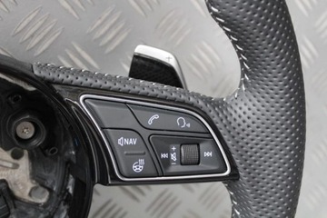 фото thumb №10, Руль audi rs5 f5 с подогревом лепестки f1 2017-