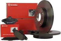 фото thumb №1, Brembo тормозные диски+ тормозные колодки перед fiat punto i ii panda