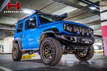 фото thumb №11, Бампер переднє сталевий offroad hamer king suzuki jimny jb74 2018-