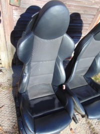 фото thumb №8, Bmw z4 e85 e86 сидіння сидіння підігрів pół шкіра czarna правий лівий m набір